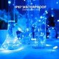 thumbnail image 3 of Batería azul Fairy Lights Onforu de 20 LED, 2 m, impermeable, paquete de 16, 3 of 8