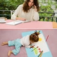 thumbnail image 4 of Tocorpie Dual-Sided Desk Pad Large 35x17in Waterproof PU Leather Desk Mat Mouse Pad Keyboard Mat Pink, 4 of 7