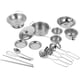 thumbnail image 4 of BRIGHTFUFU Juego de utensilios de cocina y cubiertos de acero inoxidable para niños, juguete de cocina, 1 Juego, 4 of 8