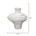 thumbnail image 3 of Jamie Young Co Ruffle Ceramic Decorative Vase, 3 of 7