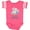 Football Pink and White, variant on I Love My Godparents Cute Elephants in Night Sky Boys or Girls Baby Bodysuit
