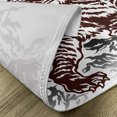thumbnail image 5 of Ambesonne Tattoo Place Mats Set of 4, Wild Chinese Tiger, Standard Size, Brown White, 5 of 6