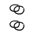 thumbnail image 1 of Vogacara Leggings Cuerda Caucho Material de poliéster Bandas para botas con ganchos de metal Negro Type2 NO2 Vogacara CBP214308, 1 of 6