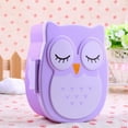thumbnail image 2 of CAYU 1050ML Owl Shape Lunch Box Bento Food-Safe Plastic Food Picnic Container Portable Box Outdoor Camping Lunch Box, 2 of 13