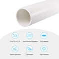 thumbnail image 3 of Uxcell Rigid Round Pipes High Impact for Water Pipe Crafts Cable Sleeve White 67.8mmx75mm, 3 of 6