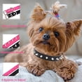 thumbnail image 2 of Dog Collar with Spikes,Rivet Dog Collar, Leather Spiked Studded Dog Pet Collars for Small Medium Large Dogs 1Pack, 2 of 6
