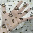 thumbnail image 3 of Tribal Tulle Curtains with Rod Pocket, Abstract Angled Curved Stripes with Dots Triangles Doodle Style Composition, Sheer Drape for Wedding Party 2 Panels, 7 Sizes, Yellow Black White, by Ambesonne, 3 of 3