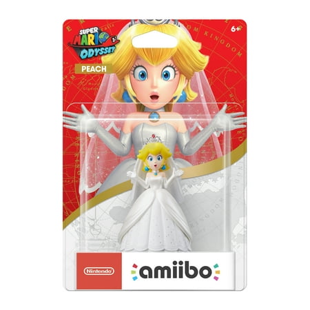 Nintendo - amiibo Peach - (Wedding Outfit) - Super Mario Odyssey Series - Multi