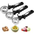 thumbnail image 1 of Small Cookie Scoop Set - Include TSP Cookie Dough Scoops Ice Cream Scoopers Stainless Steel Cookies Scoops for Baking Good Soft Grips Quick Trigger Release, 1 of 9