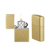 Zippo Classic Street Brass Pocket Lighter