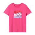 thumbnail image 1 of Camiseta para mujer, ropa de verano, moda, sencilla, tops de verano para viajar, L, 1 of 7