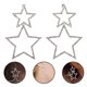 thumbnail image 2 of 1 par de pendientes colgantes de estrella con diamantes de imitación, pendientes con dijes de estrellas, pendientes colgantes para mujer, 2 of 6