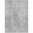 thumbnail image 2 of HomeRoots 580256 3 x 5 ft. Abstract Washable Indoor & Outdoor Rectangle Area Rug, Gray, Silver & Charcoal, 2 of 5