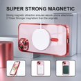 thumbnail image 5 of 2-in-1 Entronix Bundle for iPhone 14 Plus, Magnetic Clear Case 1 Screen Protector, Red, 5 of 6