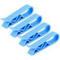 thumbnail image 1 of 4-10 Pc Bin Bag Clips Plastic Clip Clamp Holders for Kitchen Garbage Waste Trash 4Pcs,Blue, 1 of 4
