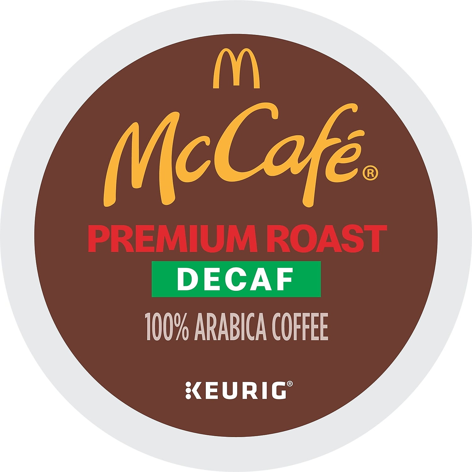 (4 pack) (4 pack) McCafe, Decaf Premium Medium Roast K-Cup Coffee Pods, 24 Count
