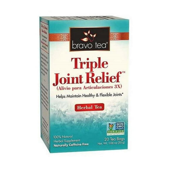 Bravo Tea Triple Joint Relief Herbal Tea Bags, 20 Ea, 2 Pack