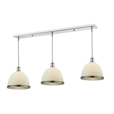 

Island Lighting 3 Light With Chrome Finish Steel Medium Base Bulb 13 inch 300 Watts
