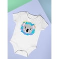 thumbnail image 3 of Koala Face With Leaves Bodysuit Infant -Image by Shutterstock,  18 Months, 3 of 4