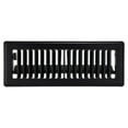 thumbnail image 2 of Imperial 3" x 10" Matte Black Steel Floor Register, Louvered, 1 Pack, 2 of 7