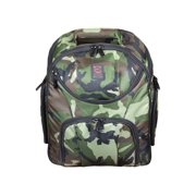 BACKSPIN-MK2" DJ LAPTOP BACKPACK IN GREEN CAMOUFLAGE