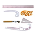 thumbnail image 1 of Règle de Couture Bricolage Tailleur Ensemble Tailleurs Portable Couture Confection Outils de Conception 5 Règle, 1 of 8