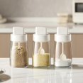 thumbnail image 4 of Control Salt Shaker with Telescopic Spoon Rotated Oppening Transparent Sturdy Salt Jar for Cooking, 4 of 5