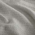 thumbnail image 5 of Home Essence Knit Freshspun Basketweave Cotton Blanket, 108x90, King, Grey, 5 of 7