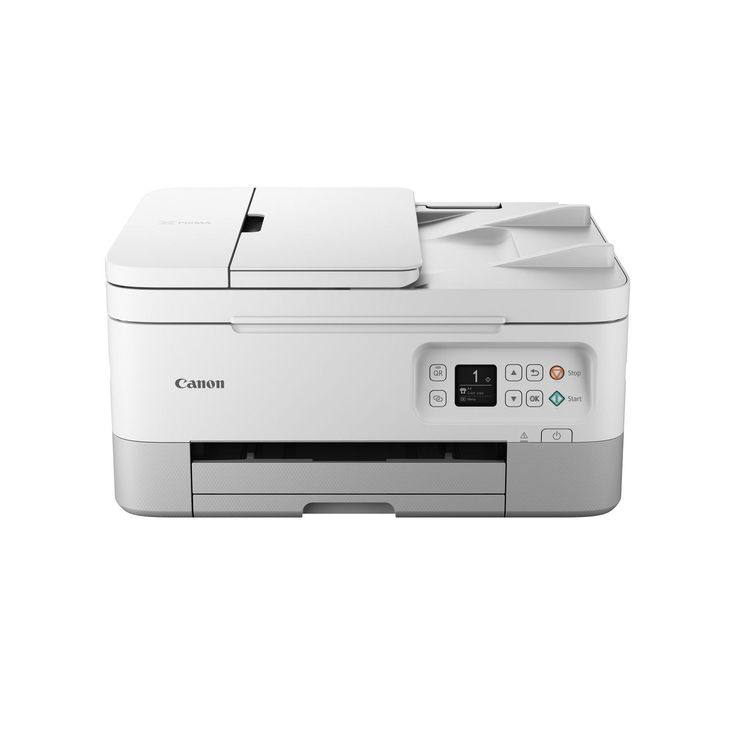 Canon PIXMA TR7020a Wireless Inkjet All-In-One Color Printer (White)