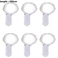 thumbnail image 2 of Paquete de 6 luces de hadas con pilas, 10 pies, 30 LED para bricolaje, boda, fiesta, dormitorio, Navidad, 2 of 5