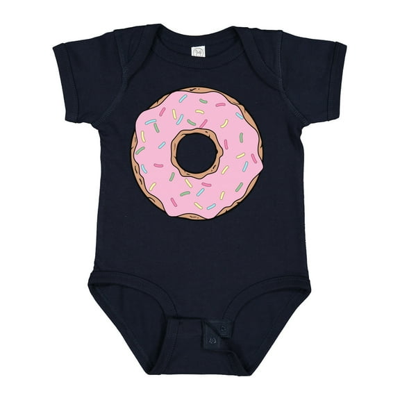 Inktastic Pink Donut with Sprinkles Boys or Girls Baby Bodysuit