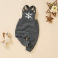 thumbnail image 5 of Generic Kid's Sweater Sets Baby Knit Romper Cotton Sleeveless Boy Girl Snow Sweater Clothes Baby Jumpsuit Outfits for Fashion Casual Breathable Clothing (0-3 Months,Grey), 5 of 9