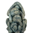thumbnail image 6 of Whimsical Faded Bronze Color See Hear Speak No Evil Rainforest Monkeys Figurine, 6 of 10