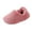 Pink, variant on Men's and Women's Cozy Fuzzy Winter Slippers Warm Furry Lined Memory Foam Indoor Closed Back