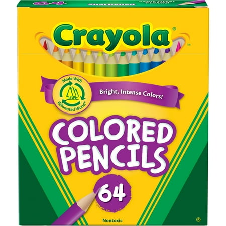 Crayola 64 Count Colored Pencils