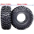 thumbnail image 2 of Neumáticos RC Crawler HOBBYSOUL 1.0 58 mm para 1/24 SCX24 1/18 TRX4M, 2 of 6