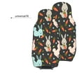 thumbnail image 6 of Fotbe Rabbit Is Eating Carrots Pattern Automotive Seat Covers for Cars Trucks and SUVs – Car Seat Covers for Front Seats,Protective Seat Covers,Vehicle Seat Covers, Set of 2, 6 of 9