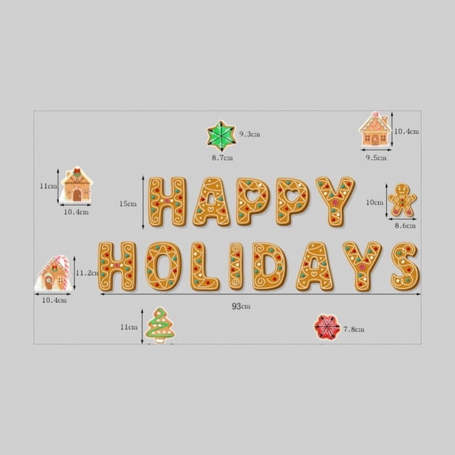 Aimants de Porte de Garage Joyeux Noël - Ensemble de Décorations de Porte de Garage de Noël - Résistant aux Intempéries - Décoration de Vacances et de Noël