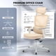 thumbnail image 2 of Yeshouse Silla de oficina ergonómica de malla con respaldo alto, lumbar ajustable, reposabrazos 3D, reposacabezas y reclinación, silla de escritorio giratoria y transpirable, 2 of 8