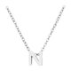 thumbnail image 1 of Dainty Silver Initial Necklaces for Women Silver Necklaces for Women A Z 26 Alphabet Initial Necklaces for Teen Girls Jewelry, 1 of 4