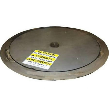 Vestil LP-4000T-45-SS 54 in. Satinless Steel Pallet Truck Thin Spin Carousel