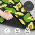 thumbnail image 3 of Naloa Fresh Avocado Car Foot Mat Set of 4 Pieces - Universal Floor Liner Neoprene Full Set Floor Mats for Cars Trucks SUV, 3 of 7
