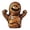 A001- Black Lid, variant on Halloween Decorative Mummy Figurine for Spooky Home Decor Vintage Halloween Style Ideal for Party Displays 3.5 Inch Tall Single Halloween Wooden Accent for Indoor Celebrations