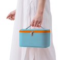 thumbnail image 2 of Bolsa de maquillaje, bolsa de viaje para cosméticos para mujeres y niñas, bolsa con cremallera, organizador de maquillaje, impermeable, linda, 2 of 8