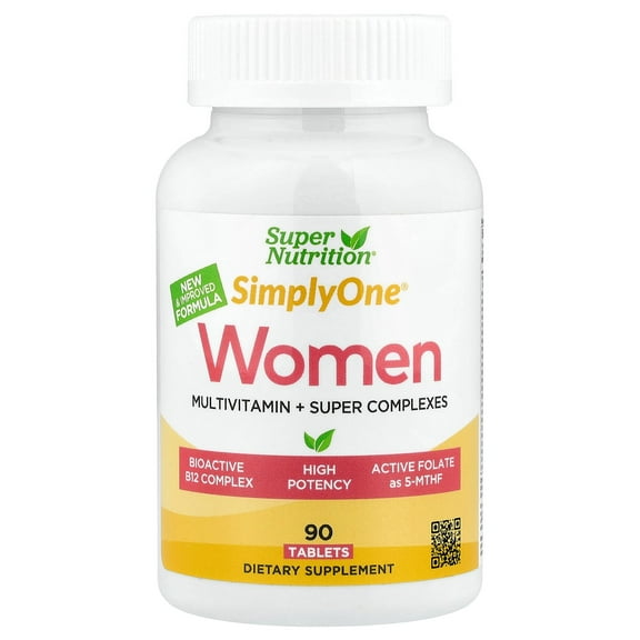 Super Nutrition Simply One®, Women Multivitamin   Super Complexes, 90 Tablets