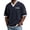 Mens T Shirts Navy, variant on Waffleknit T Shirts for Men with Zipper Short Sleeve V Neck Tees Tops Mens Casual Color Block Pullover Breathable Athletic Workout Tshirts Shirt