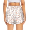 thumbnail image 2 of Lsque Maple Leaves Printed Women's Running Shorts with Liner Pockets,Elastic Quick Dry Workout Athletic Gym Yoga Shorts,Womens High Waist Shorts-Large, 2 of 9