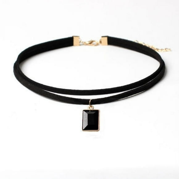 Simyoung Collier Ras du Cou en Velours Noir, Ensemble de Colliers Ras du Cou Extensibles Velours Classique Gothique Tatouage Dentelle Colliers Ras du Cou pour Femmes Filles - 1
