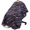 thumbnail image 2 of Zerodis Professional Hairdressing Apron, Hairdressing Apron Hair Cutting Salon Barber Gown Cape Cloth, Light Weight Long Cape ( 58.3 X 61.8in), Perfect For Barbershop And Salon, For Adults Children, 2 of 8