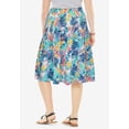 thumbnail image 2 of Woman Within Plus Size Elastic-Waist Knit Tiered Skirt, 2 of 6
